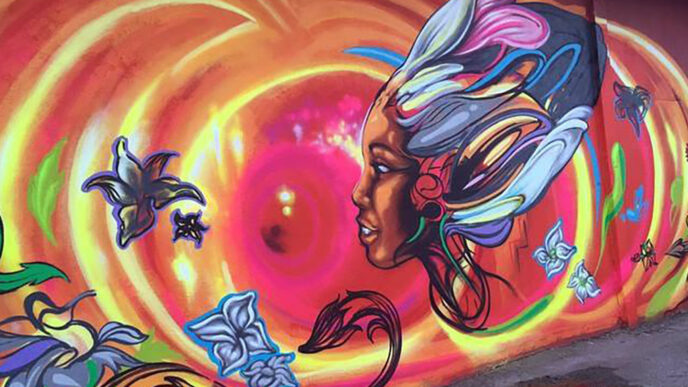Mural at Englewood’s Dream Cafe