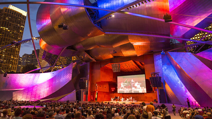 Chicago Jazz Festival performance at Pritzker Pavilion