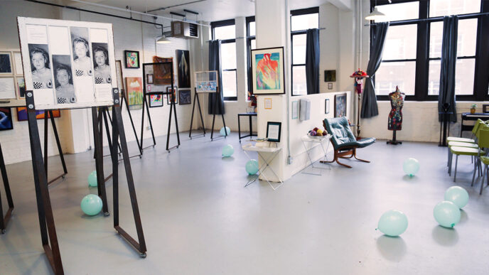 Artwork on display at Awakenings Gallery|