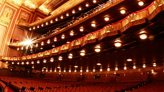 Interior view of the Lyric Opera auditorium
