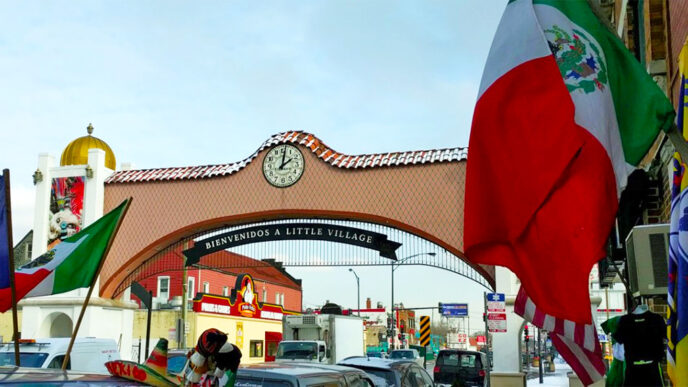 The archway over 26th Street